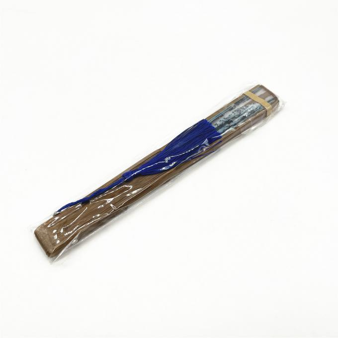 13インチ カスタムロゴ入りクラック折りたたみハンドファン 大きな折りたたみ竹ハンドファン 結婚式やダンス用のブランククラッキング昇華ファン 7