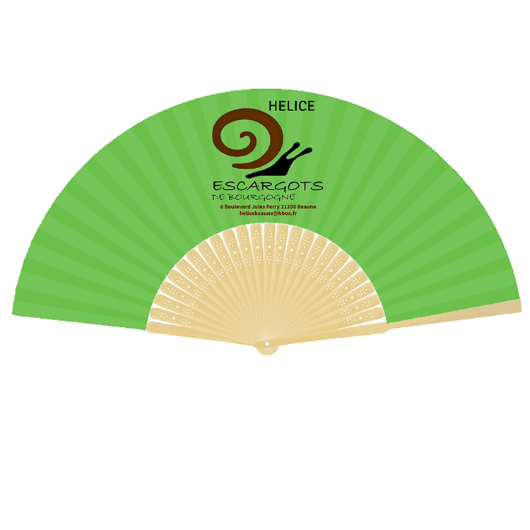 23*42cm 120g Painted Bamboo Hand Fan for Home Decoration and Wedding Gift