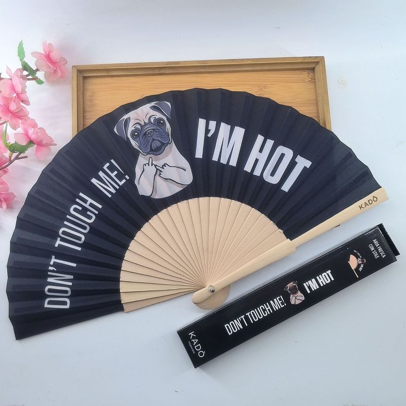 Wooden Antique Style Hand Fan for Wedding Souvenir and Festival Gift Custom Printed