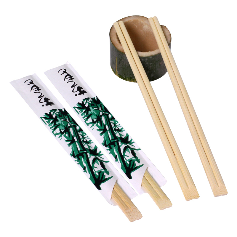 Engraved Disposable Bamboo Chopsticks with Customized Packing and High Temperature Sterilization