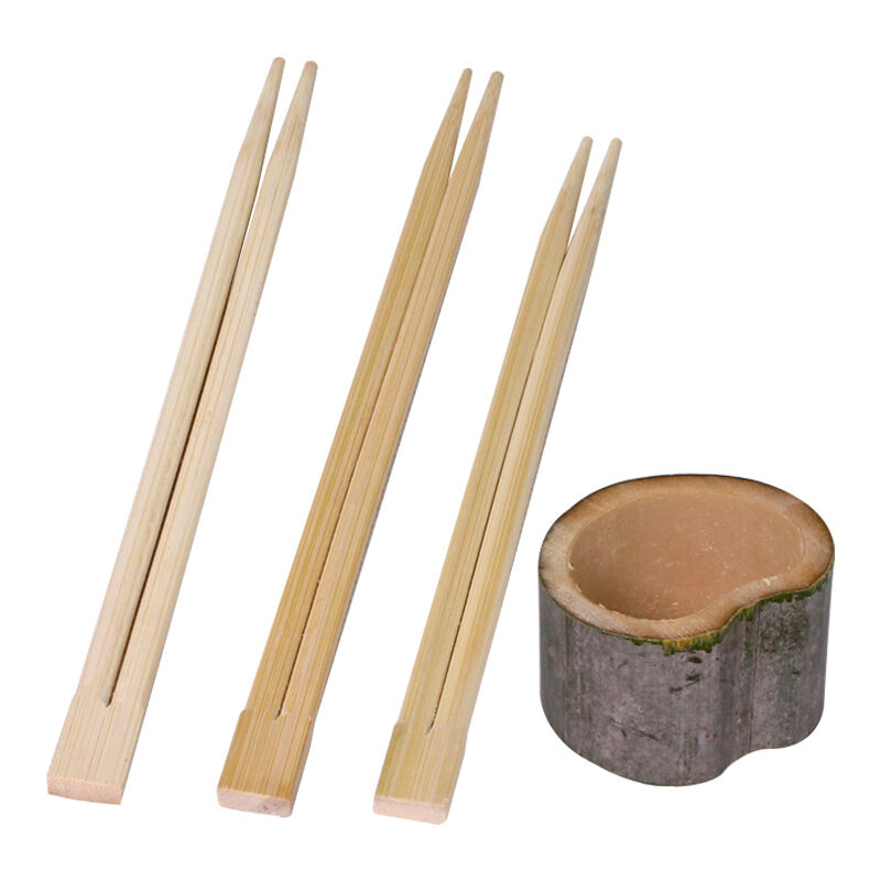 Eco-Friendly Disposable Bamboo Chopsticks with Custom Logo and OPP Packed for Restaurants and Takeaway