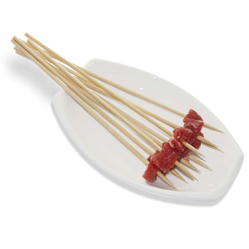Wholesale Custom Multiple Sizes Barbecue Round Bamboo Sticks High Quality Cheap BBQ Skewers Grill Tools Disposable Bamboo Sticks