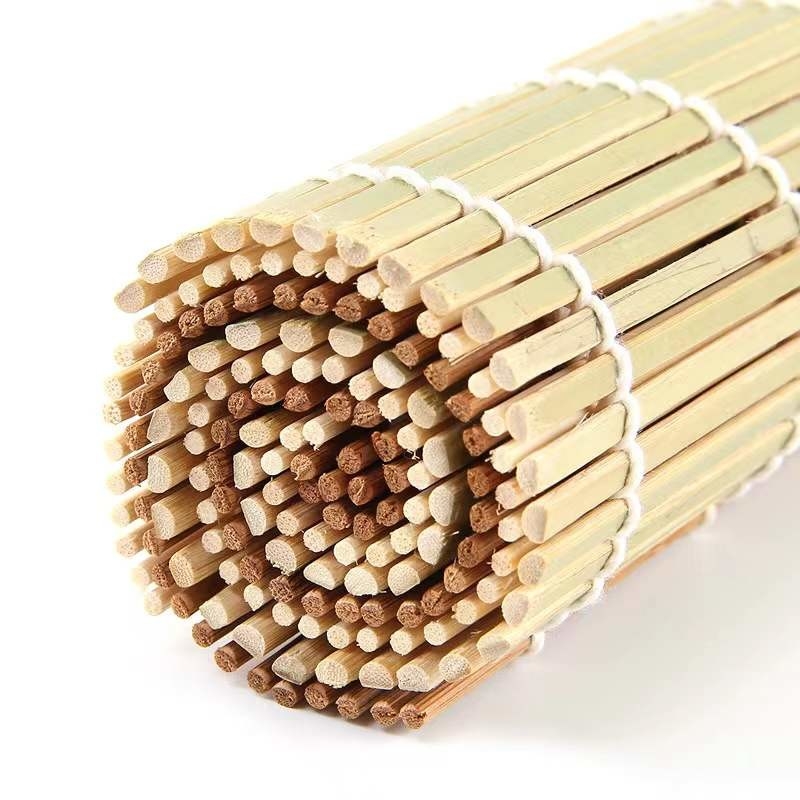 Reusable Sushi Maker Biodegradable and Easy to Bamboo Rolling Mat with 5.5mm Diameter